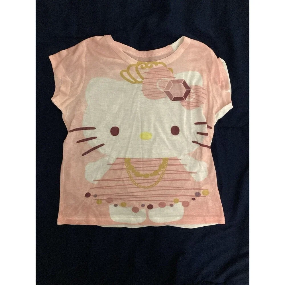 4T Unbranded girl clothes - 1 piece T shirt | cat theme